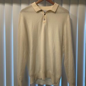 100% Cashmere Long-sleeve polo shirt from ZARA